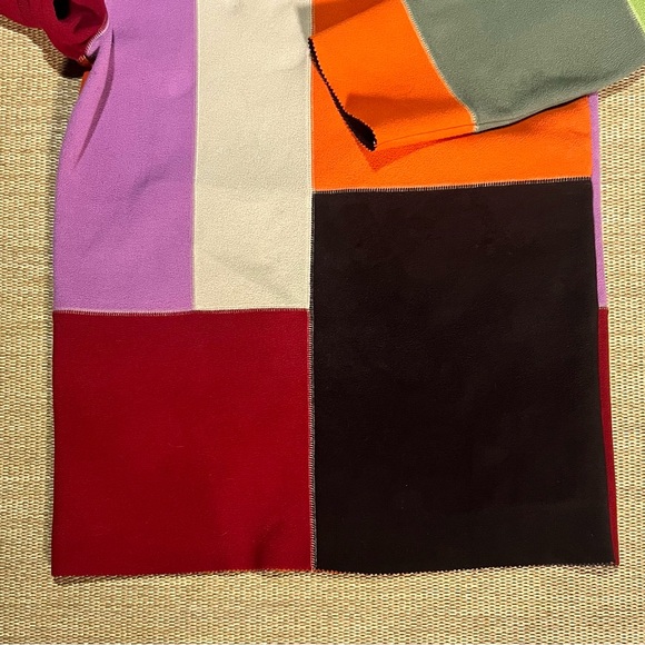 Susan Bristol Color Block Patchwork Coat Vintage Size Small Great Condition - Picture 13 of 15